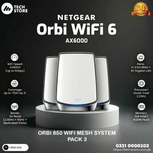 Orbi 850 Pack Of 3 Wifi Mesh System (2)