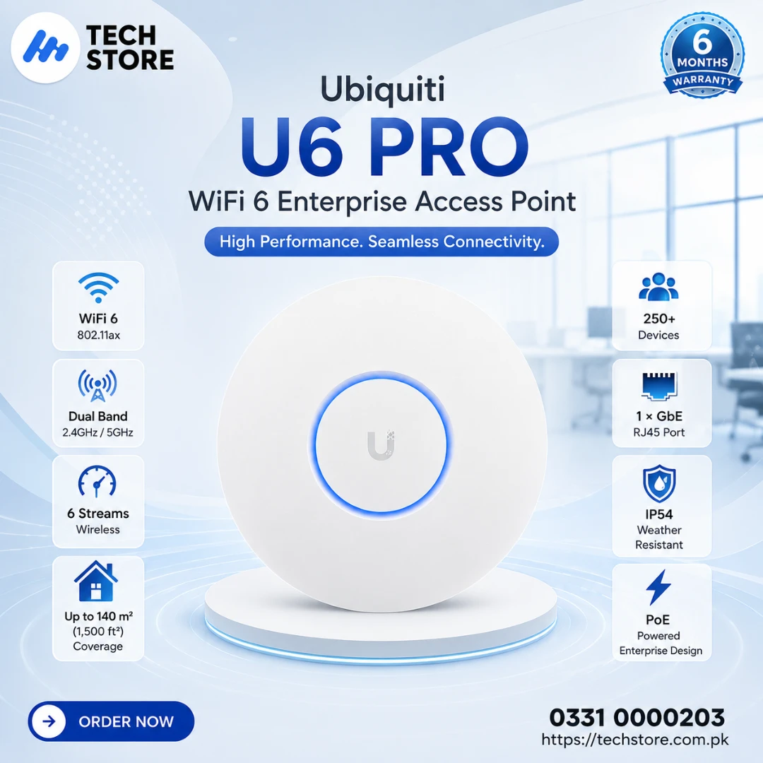 Ubiquiti U6 Pro WiFi 6 Enterprise Access Point