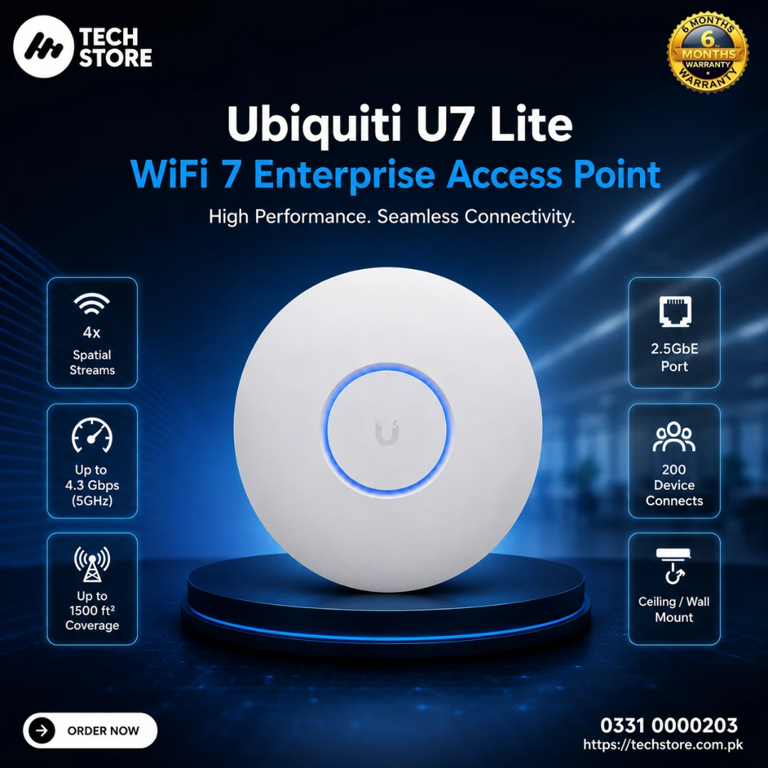 Ubiquiti U7 Lite WiFi 7 Enterprise Access Point
