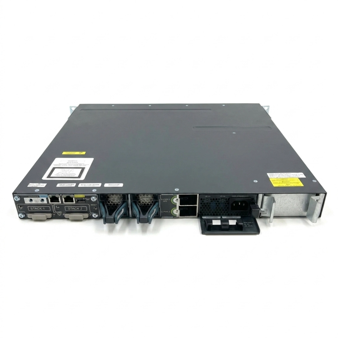 Cisco Catalyst WS-C3750X-24T-L 24-Port Gigabit Layer 3 Managed Switch Modular Uplink