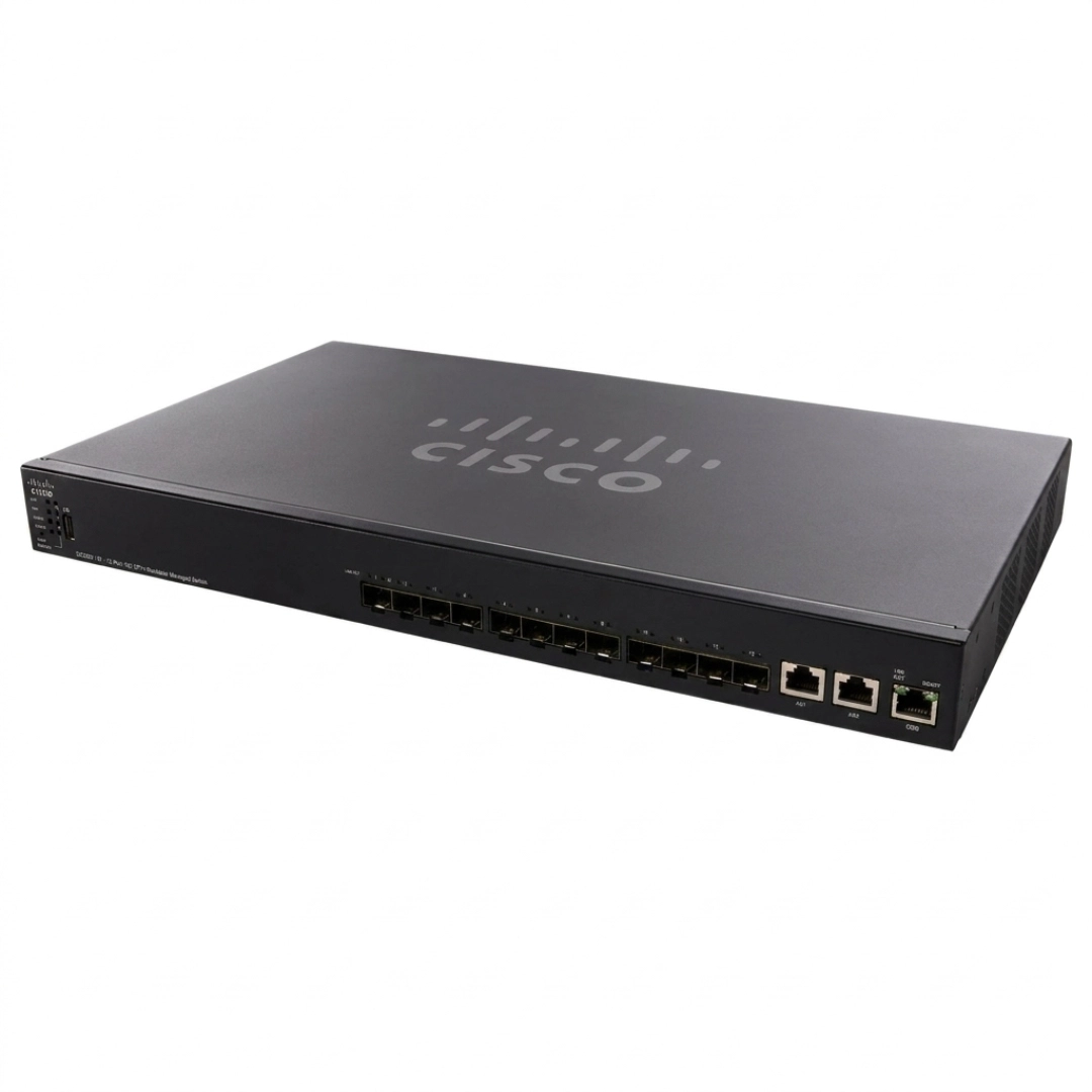 Cisco SX550X-12F-K9-NA 12-Port 10G SFP+ Layer 3 Stackable Managed Switch