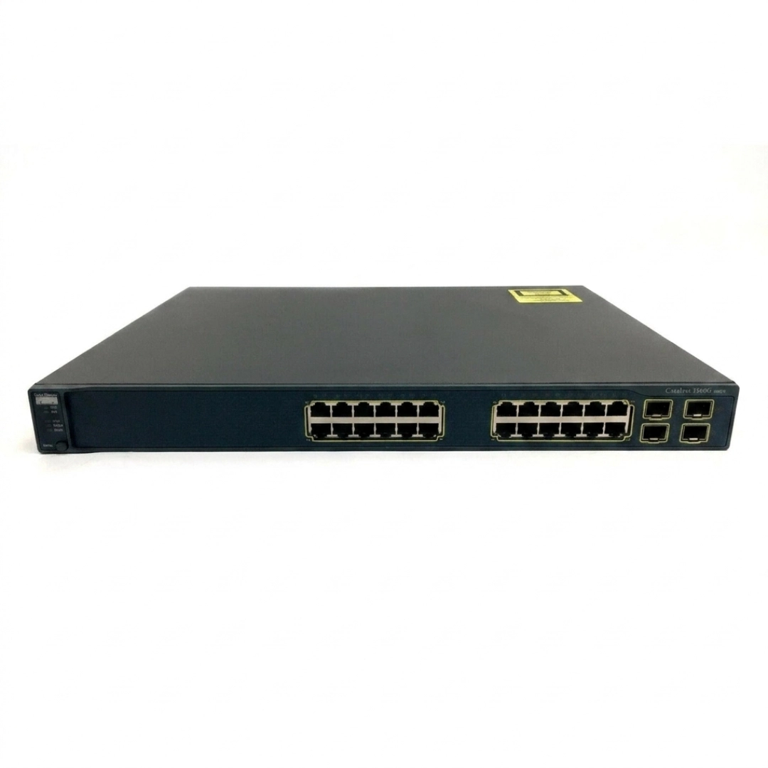 Cisco WS-C3560G-24TS-S Catalyst 24-Port Gigabit Layer 3 Managed Switch | 4× SFP Uplink | IP Base Enterprise Switch