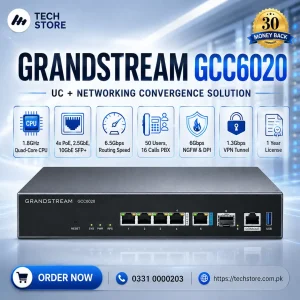 Grandstream GCC6020 UC + Networking Convergence Solution VPN Router Next-Gen Firewall IP PBX