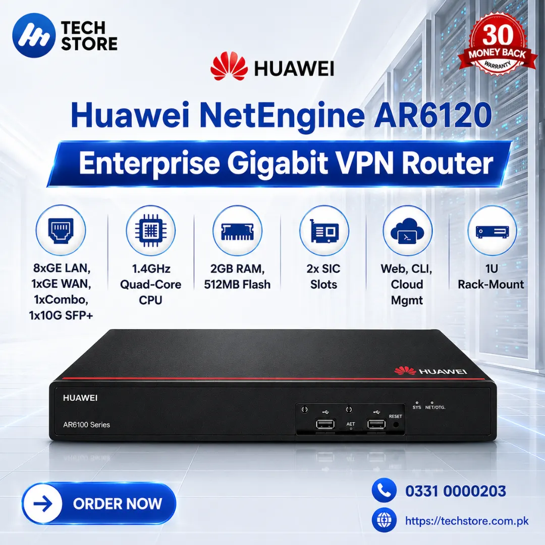 Huawei NetEngine AR6120 Enterprise Gigabit VPN Router