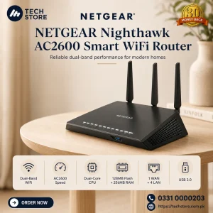 NETGEAR Nighthawk AC2600 Smart WiFi Router