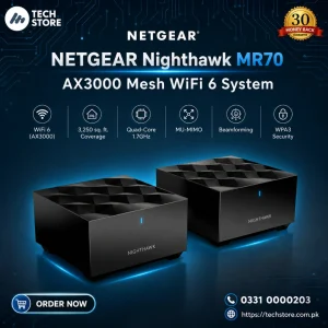 NETGEAR Nighthawk MK72 AX3000 Mesh WiFi 6 System