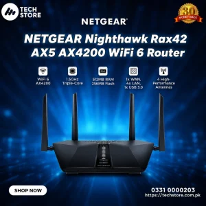 NETGEAR Nighthawk Rax42 AX5 AX4200 WiFi 6 Router