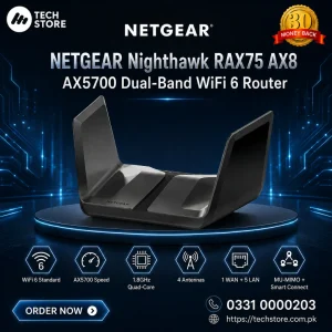 NETGEAR Nighthawk Rax75 AX8 AX5700