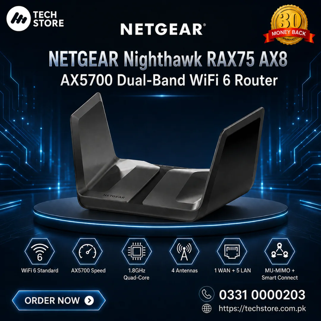 NETGEAR Nighthawk Rax75 AX8 AX5700