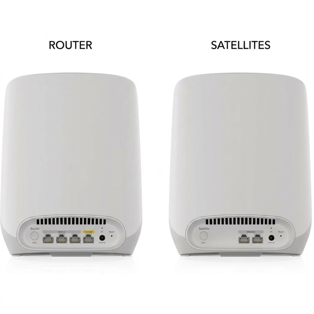 NETGEAR Orbi RBK763 AX5400 Tri-Band Mesh WiFi 6 System