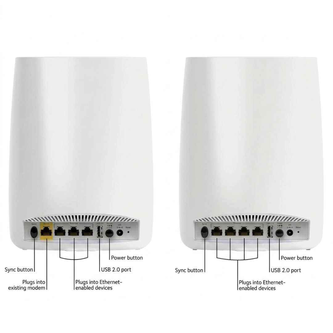 NETGEAR Orbi RBK50 AC3000 Tri-Band Mesh WiFi System