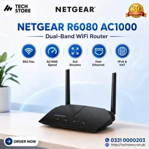 NETGEAR R6080 AC1000 Dual-Band WiFi Router