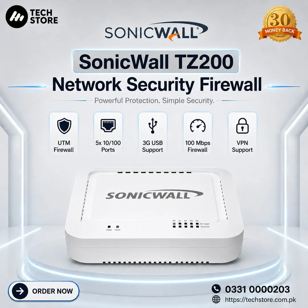 SonicWall TZ200 Firewall Price in Pakistan Network Security Appliance for Small Business
