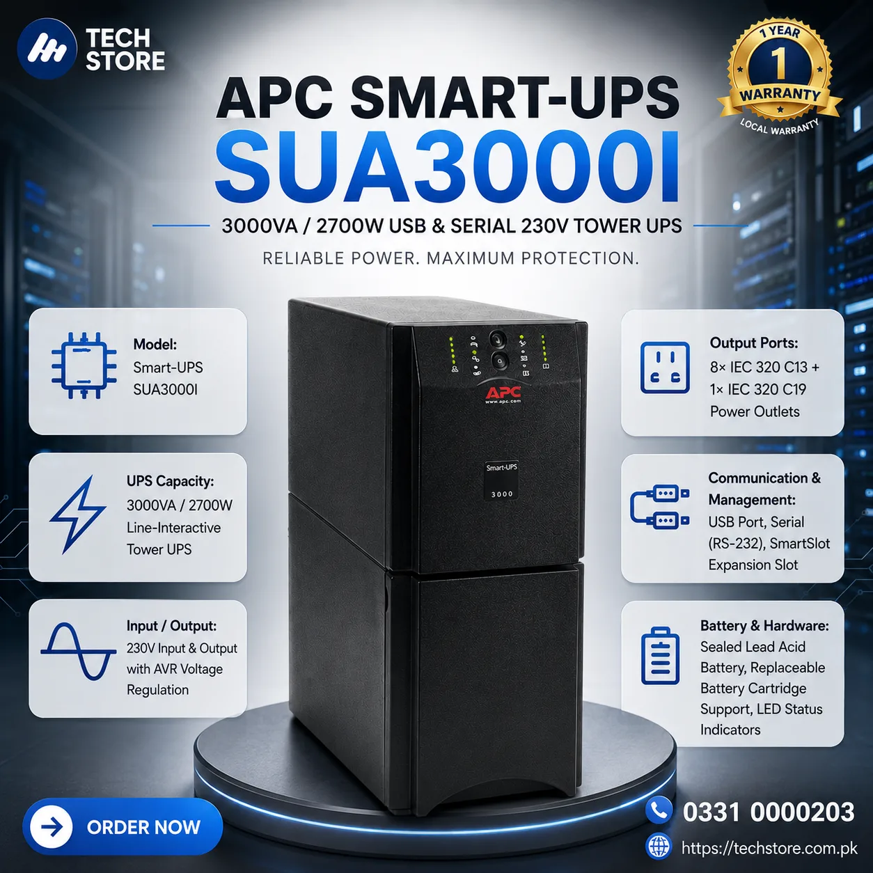 APC Smart-UPS SUA3000I