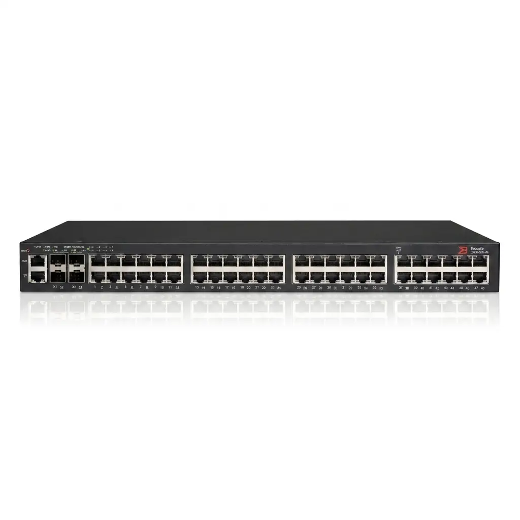 Brocade ICX6450-48P 48-Port Gigabit PoE+ Layer 3 Managed Switch