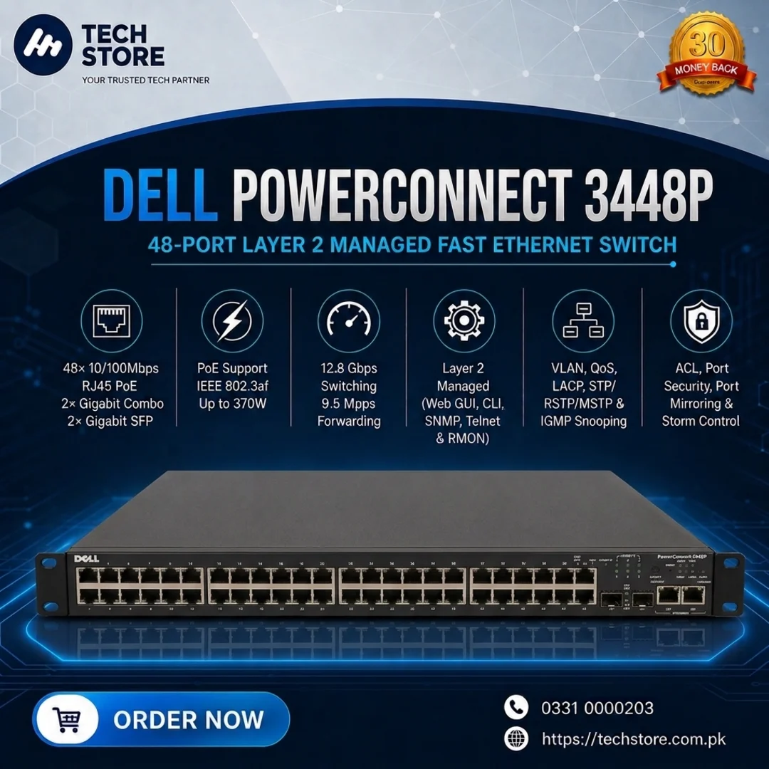 Dell PowerConnect 3448P 48-Port