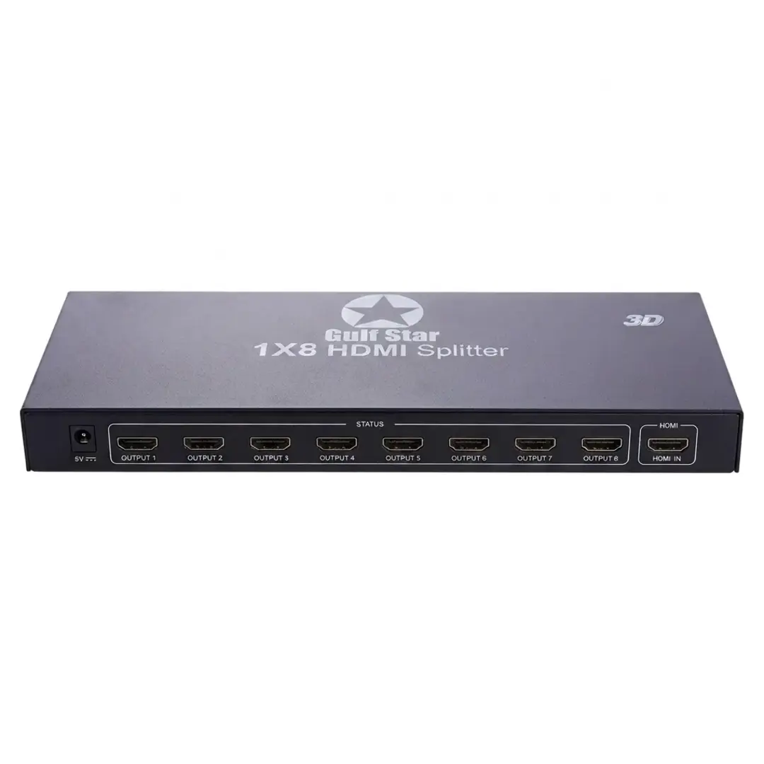 Gulf Star 1x8 HDMI Splitter 3D