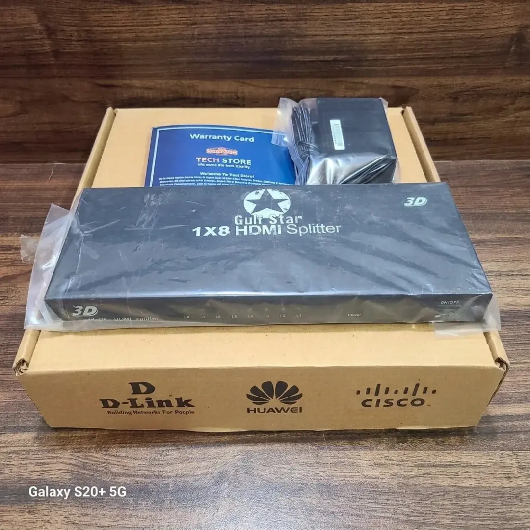 Gulf Star 1x8 HDMI Splitter 3D
