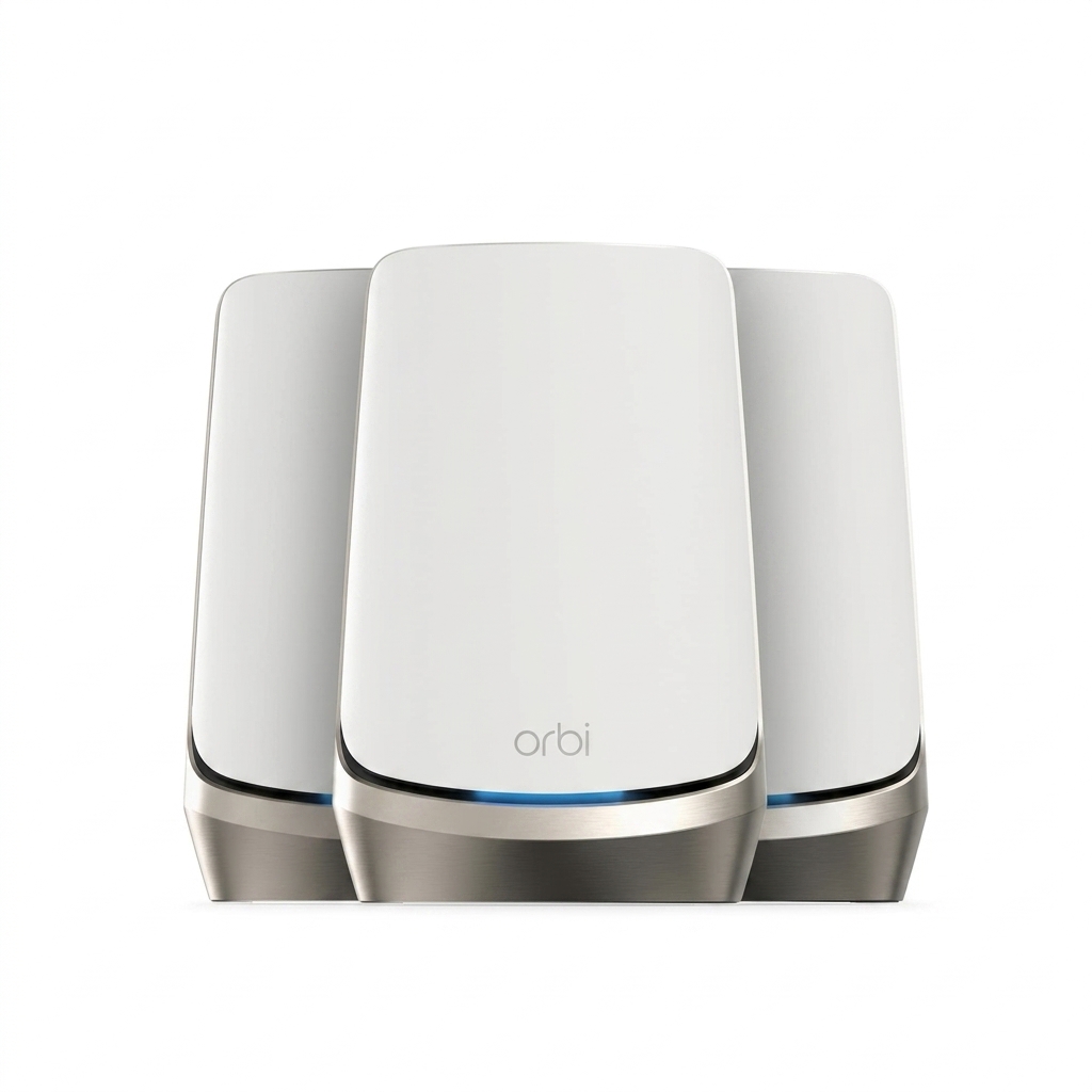 NETGEAR Orbi 960 AXE11000 Quad-Band Mesh WiFi 6E System (Pack of 3)