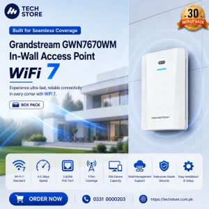 Grandstream GWN7670WM Wi-Fi 7 In-Wall Access Point