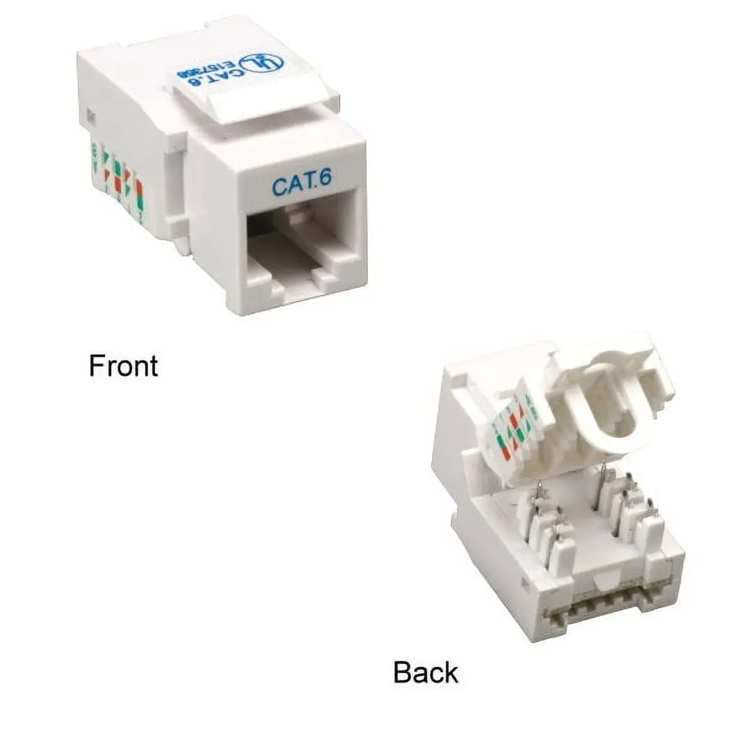 Cat6 RJ45 Wall Plate Single Port with Keystone Jack