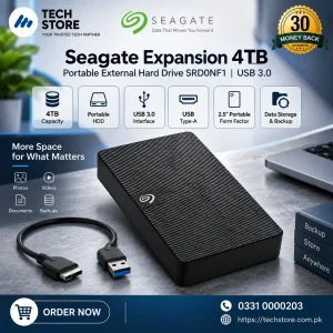 Seagate Expansion 4TB Portable External Hard Drive SRD0NF1 | USB 3.0