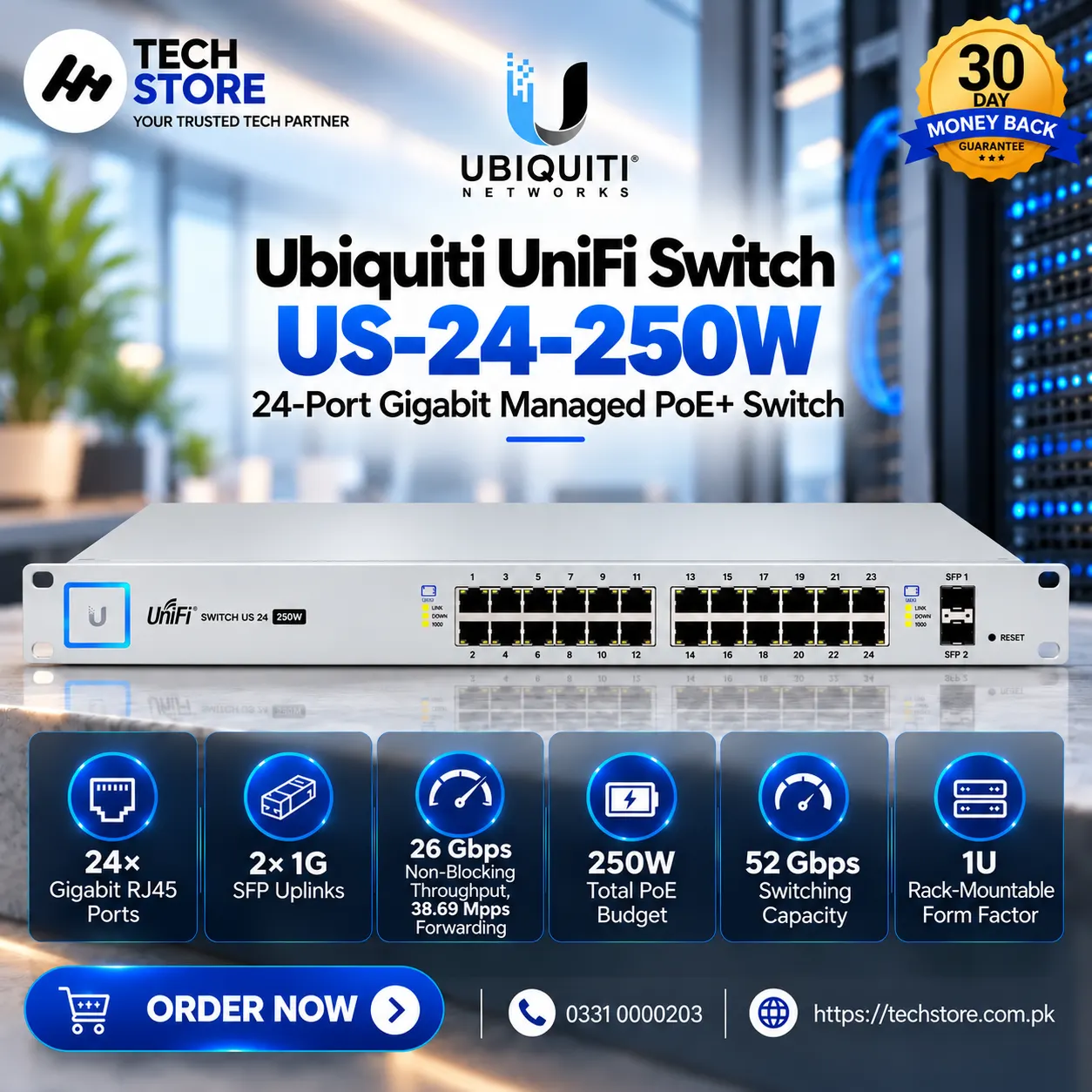 Ubiquiti Unifi Switch US-24 250W