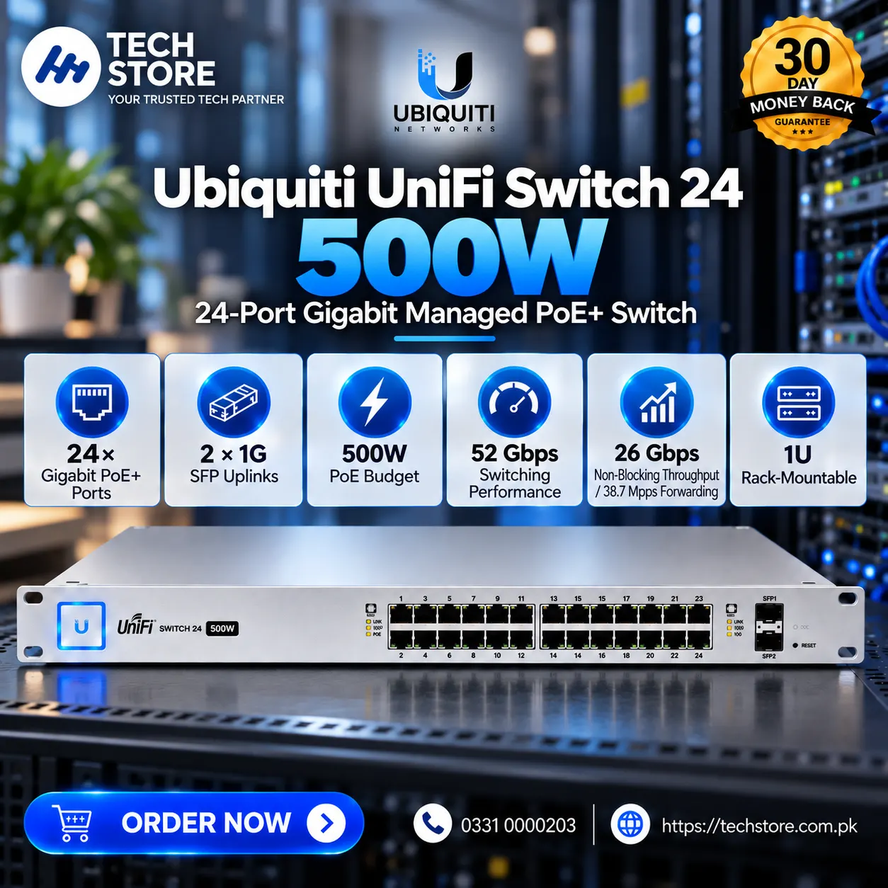 Ubiquiti UniFi Switch 24 500W