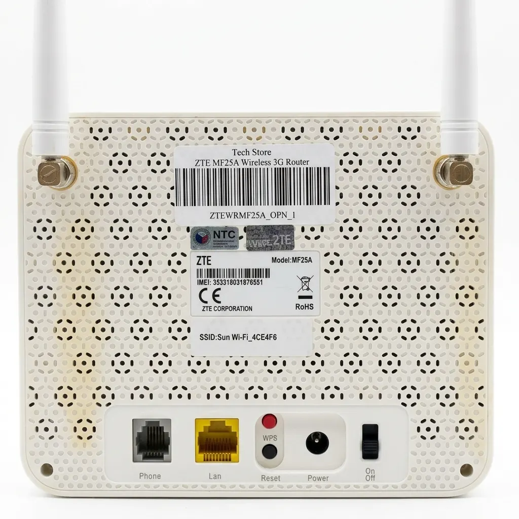 ZTE MF25A HSPA+ 3G Wireless Router | SIM Card WiFi CPE